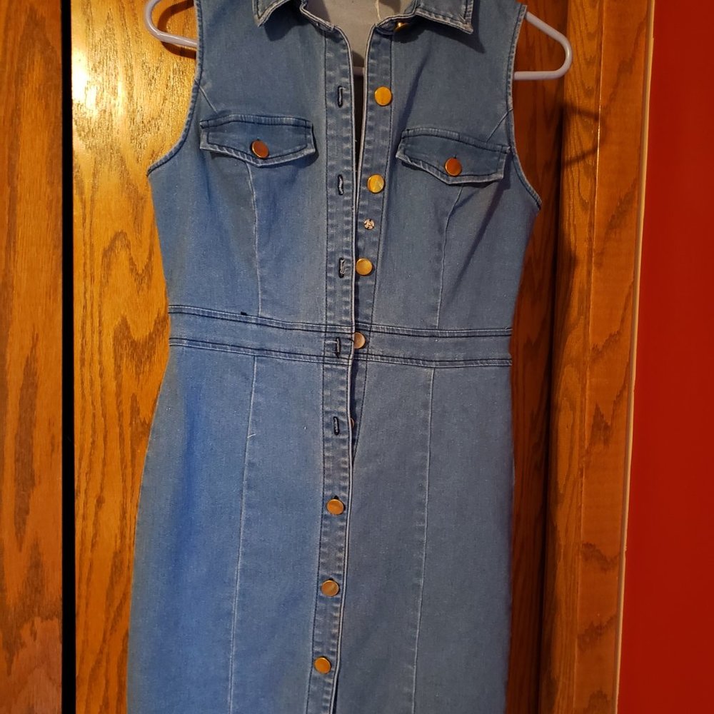 Denim dress